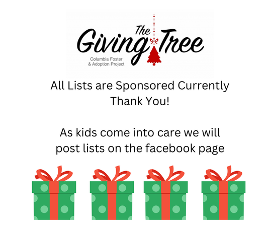 Giving Tree All Lists are Sponsored!